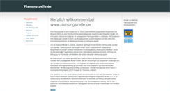 Desktop Screenshot of planungszelle.de